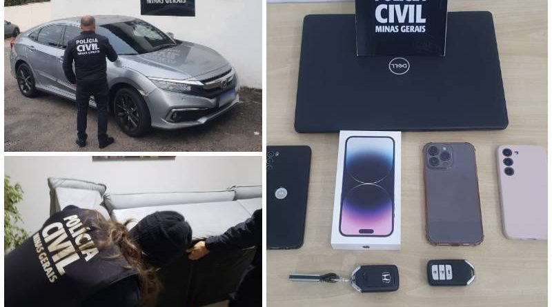 SUSPEITO DE DESVIAR MAIS DE 500 CELULARES É ALVO DE OPERAÇÃO DA PCMG
