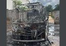 BOMBEIROS DE ALFENAS ATENDEM INCÊNDIO EM MICRO-ÔNIBUS DA PREFEITURA DE PARAGUAÇU