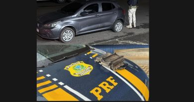 PRF FRUSTRA FURTO DE PEÇAS DE CAMINHÃO, APREENDE VEÍCULO UTILIZADO NO CRIME