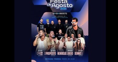 CONTAGEM REGRESSIVA PARA A FESTA DE AGOSTO 2026 EM SÃO LOURENÇO