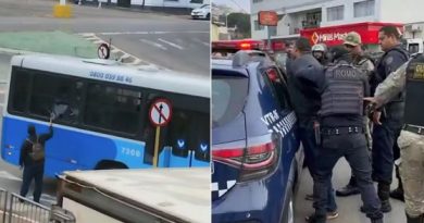 HOMEM É PRESO APÓS SURTO E DANOS A VEÍCULOS EM VARGINHA